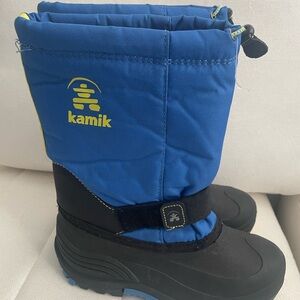 Kamik Blue and Black Snow Boots